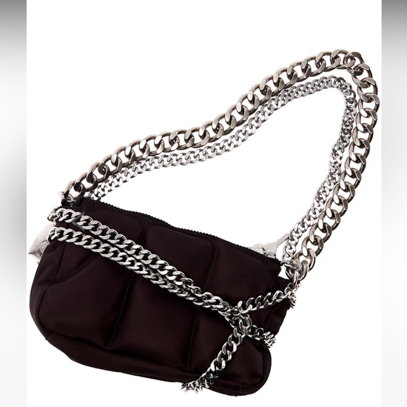 🧸🤎🧸 HEAVEN BY MARC JACOBS Y/Project Brown Chain-Embellished Bag 🧸🤎🧸 NWT 🧸🤎🧸 - Picture 15 of 16